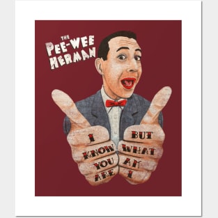 MEMORYS PAUL REUBENS IN THE PEW PEW HERMAN SHOW Posters and Art